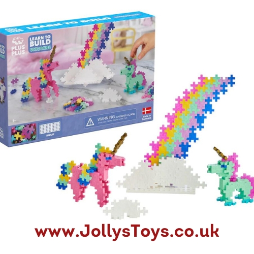 Plus-Plus Learn to Build Unicorns Set